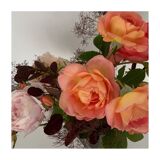 Luminarc smoked glass vase