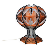 Scandinavian wooden and wire lamp from the 1970s.