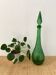 Carafe verte à bulles Empoli des années 60