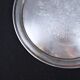 Solid silver tray signed Sazikov Russian wedding dish from 1868