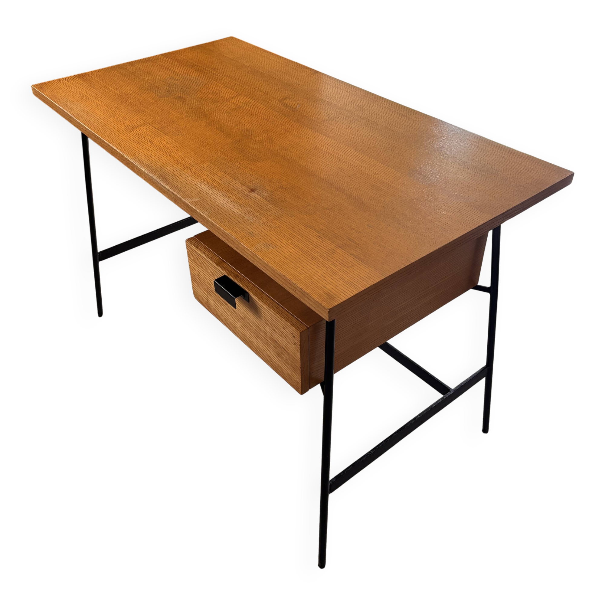 Vintage modernist desk Pierre Paulin model CM178