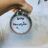 Signed and numbered art ceramics pitcher