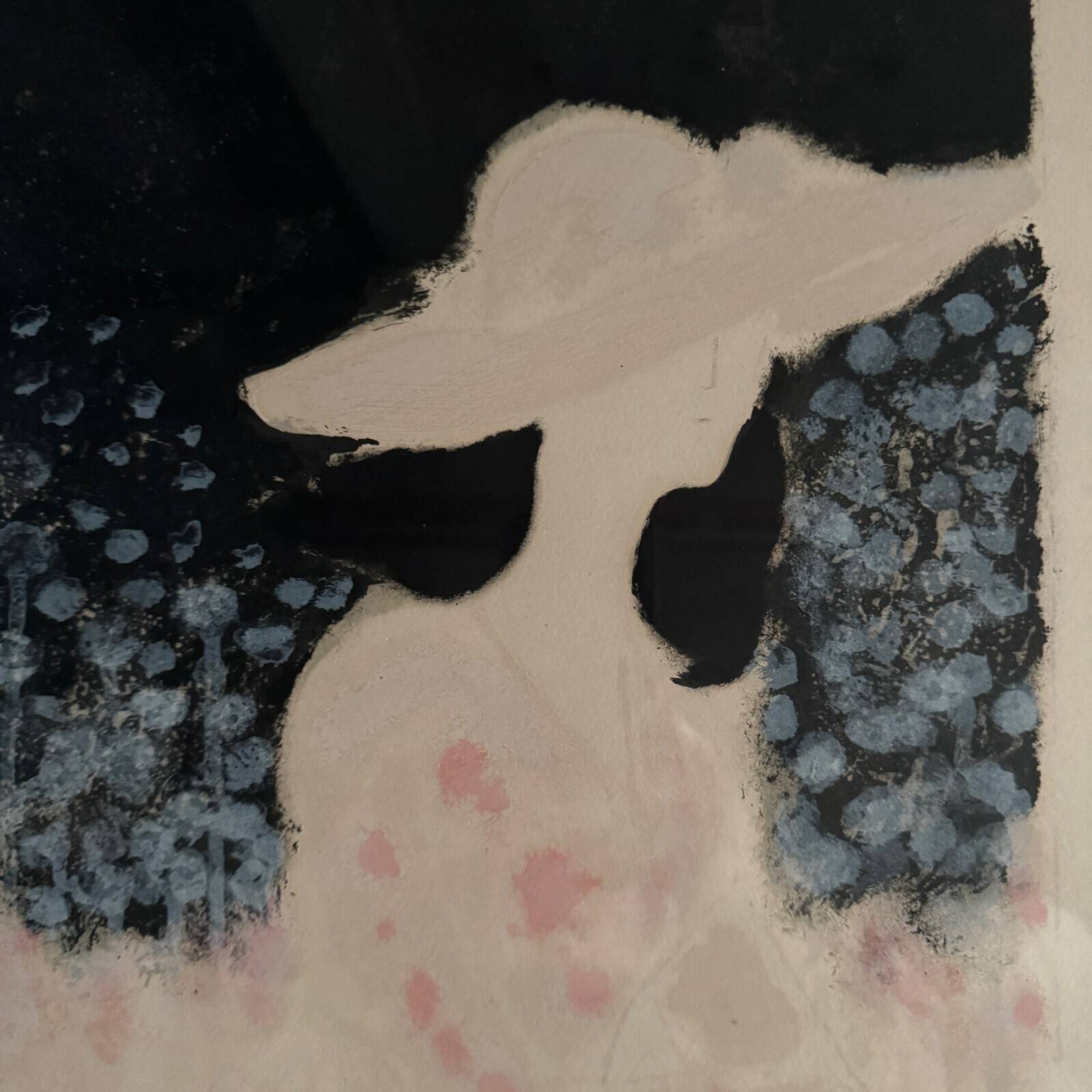 Lithograph artist's proof by André Brasilier Secret Gardens 20th century