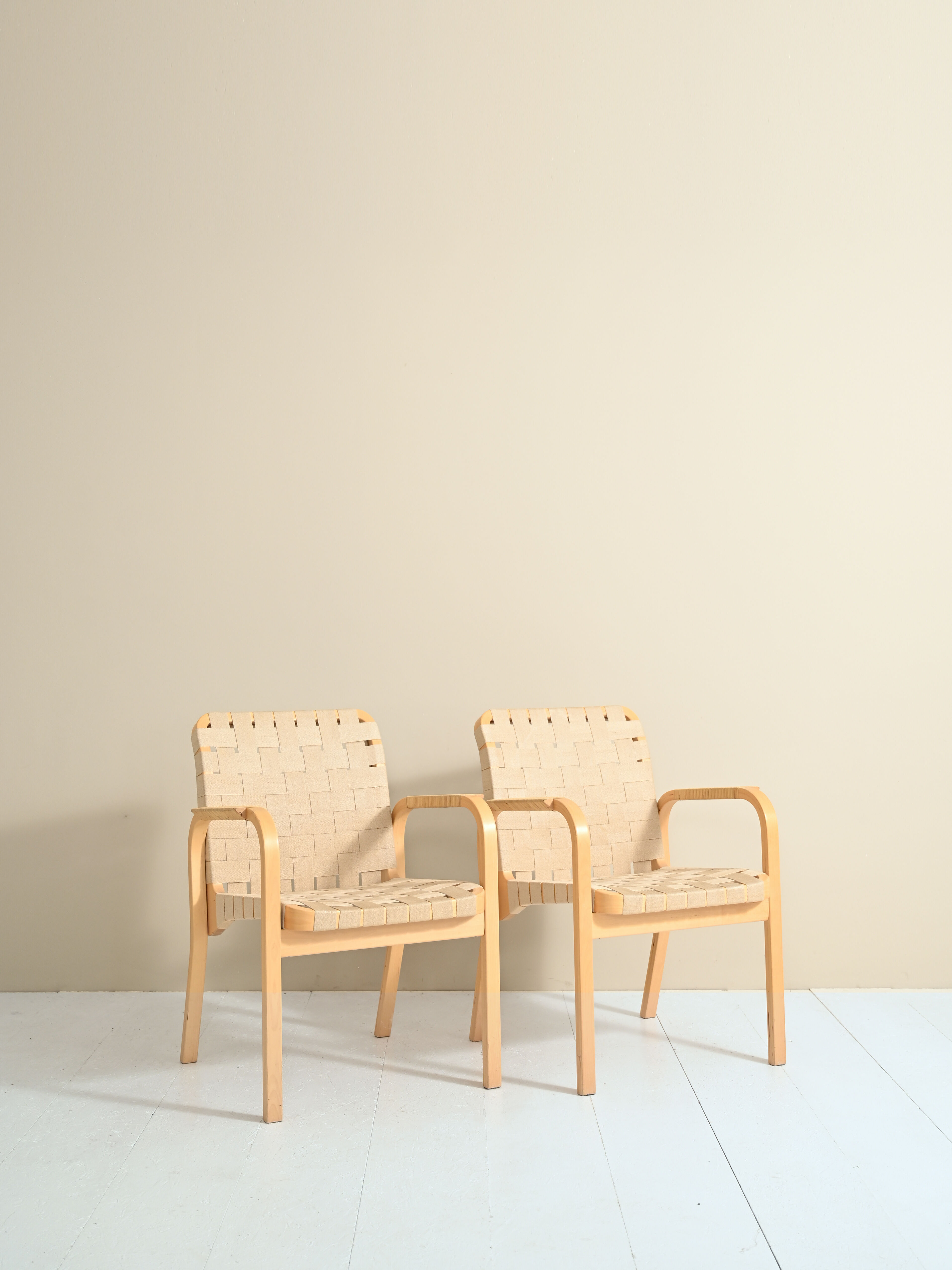 'Model 45' Armchairs by Alvar Aalto