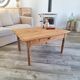 Farmhouse coffee table in solid wood, country style.