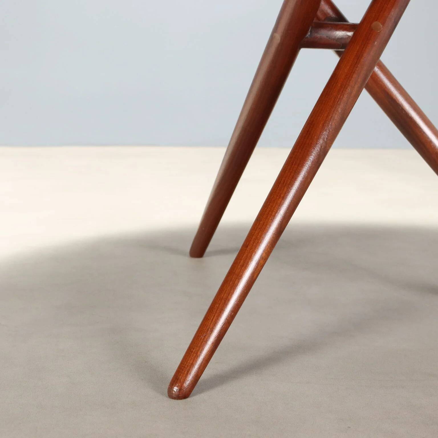 Vintage teak dining table designed in Italy from the 1960s.