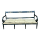 Rare 19th-century painted bench or sofa