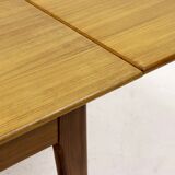 Table à manger design danois en teck extensible des années 1960