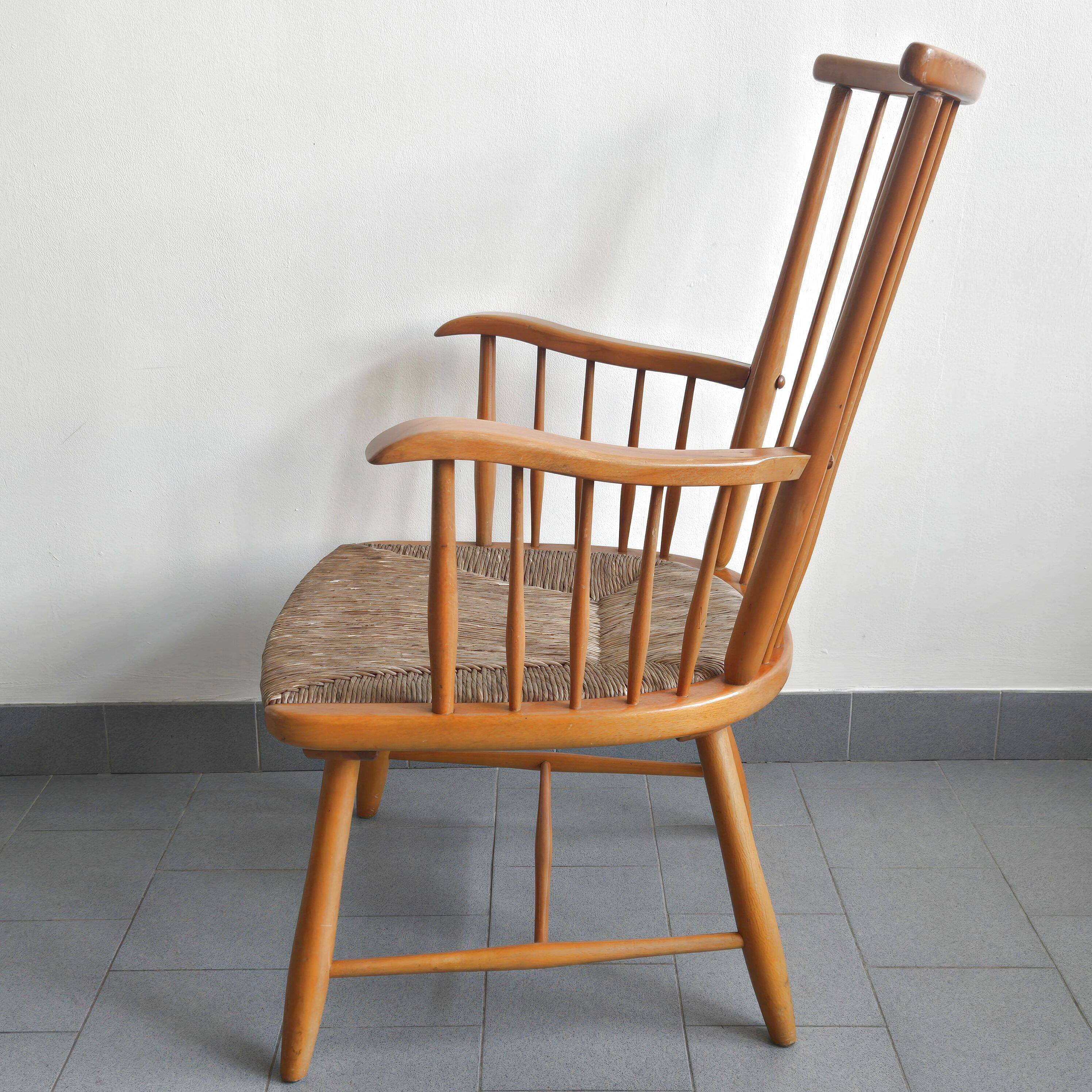 Vintage armchair by Arno Lambrecht for WKS Möbel 1950