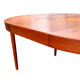 Scandinavian table in teak, design by Harry Ostergaard.
