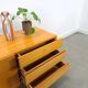 Fineer tv meubel dressoir met lades en zwart stalen poten