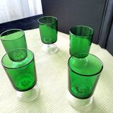 5 Vintage Luminarc Cavalier Model Wine Glasses