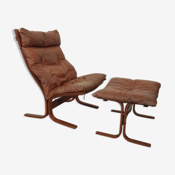 Fauteuil et ottoman Siesta par Ingmar Relling