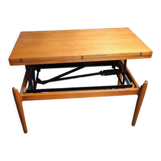 Vintage Scandinavian table extendable