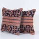 Set of 2 vintage Turkish cushion covers 51x51 cm