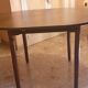 1970s wooden round table