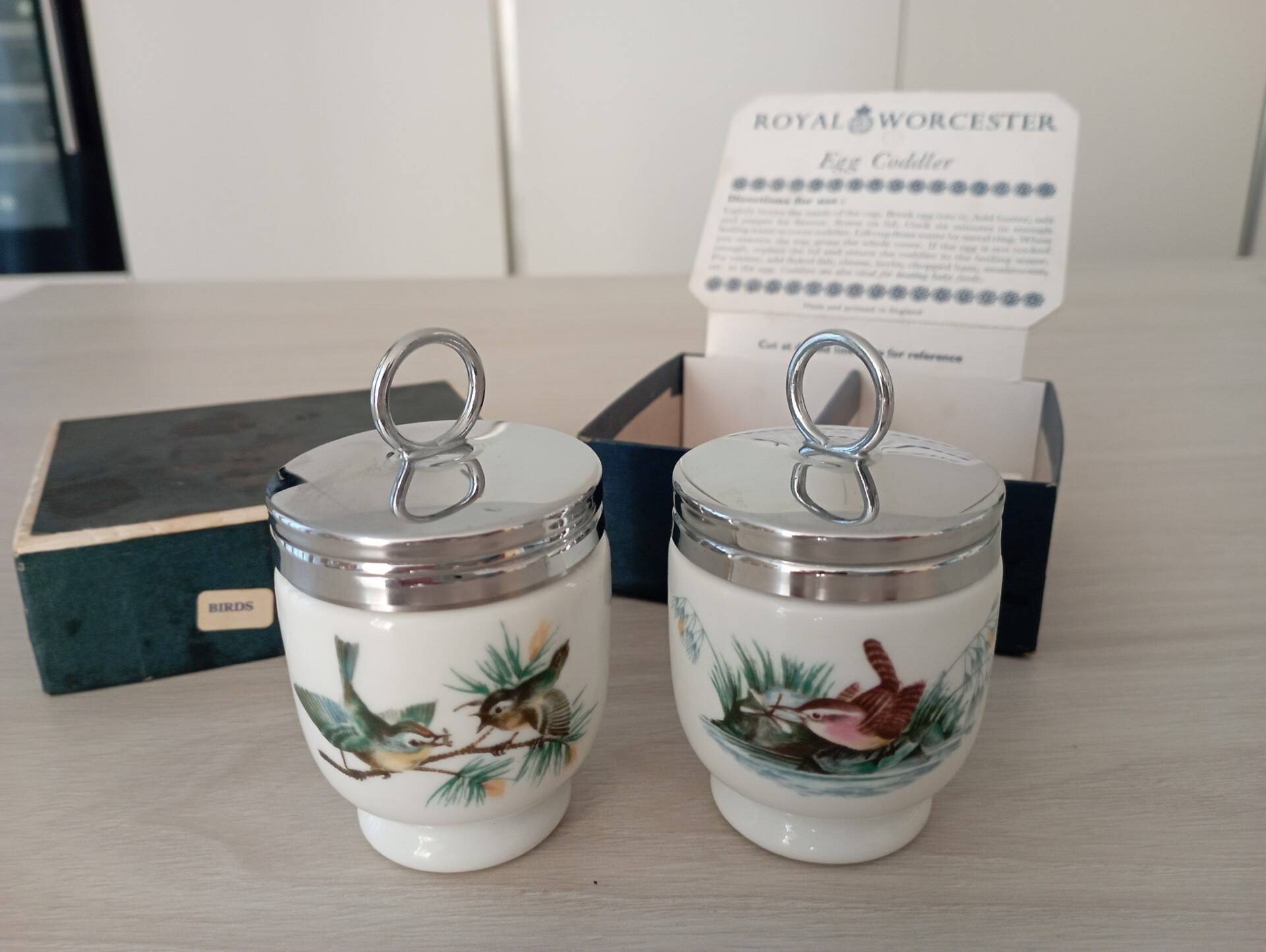 Cooked royal worcester egg