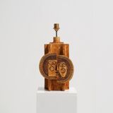 Rare Ceramic Lamp by Roger Capron and Jean Derval