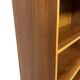 Vintage large teak bookcase Danish design from the 60s