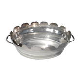 Plat creux métal argenté