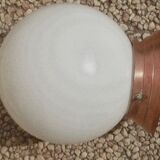 Ceiling lamp white opaline ball