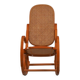 Vintage bentwood rocking chair by Luigi Crassevig, Italy 1970s