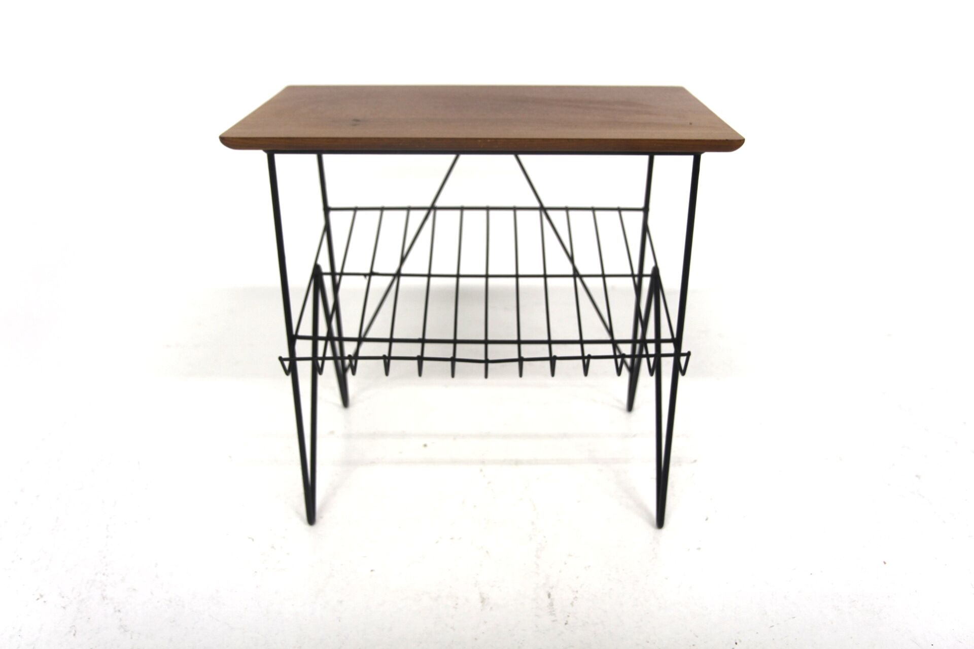 "Stringbord" side table in teak, Sweden, 1950