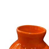 Vase en céramique orange Max Ildas