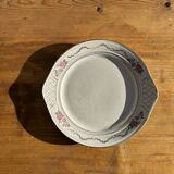 L'Amandinoise rose gold tart dish D30