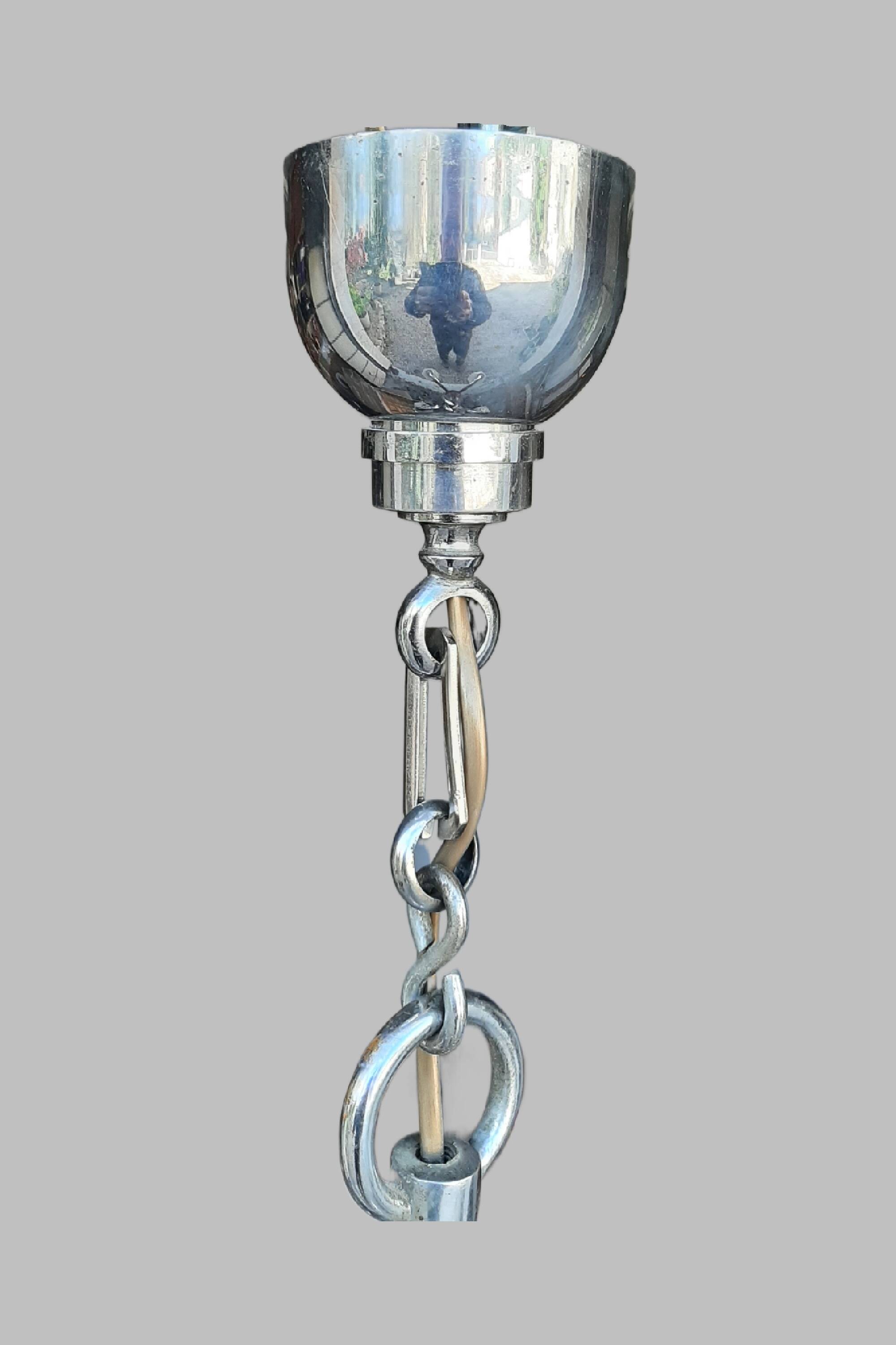 Vintage Art Deco chandelier late 1930s