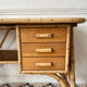 Bureau en rotin vintage