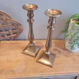 La Redoute x Selency pair of brass candle holders 28