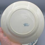 Lot 9 plate plates hb & cie earth of iron - sevigne 23 cm