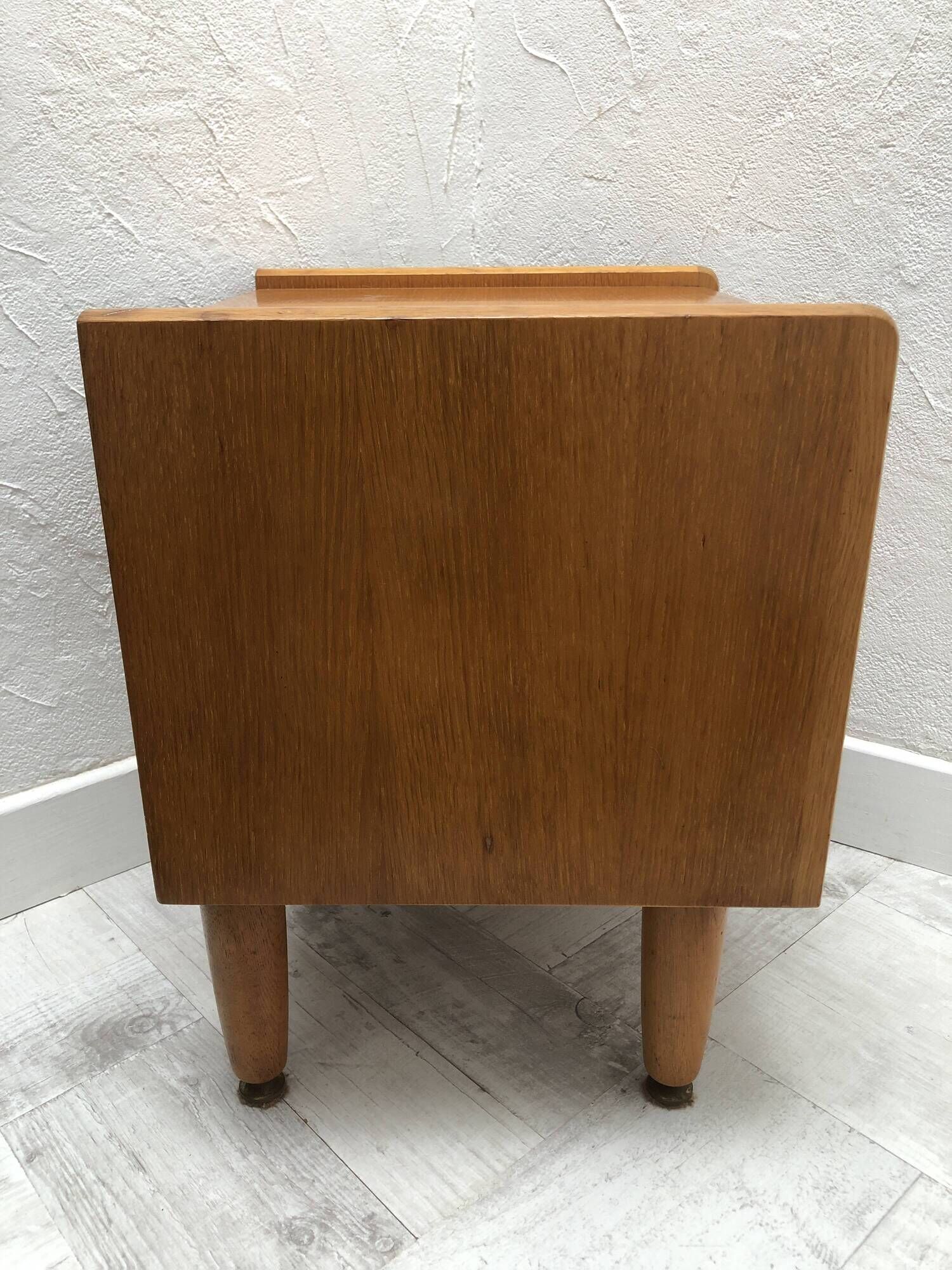 Bedside table / wooden sofa end, 1970s/1980s