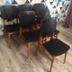 Set of 6 chairs scandinavians 1950