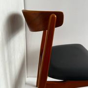 Dining table and its 4 chairs, Denmark, 1960