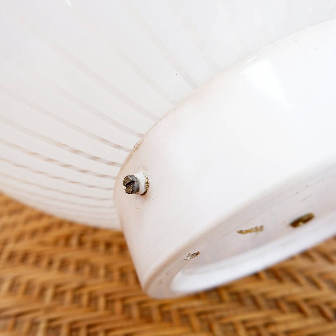 Table lamp from the Tessuti series for Venini, Murano 1970s - Ø 40cm