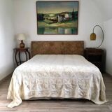 Vintage crochet bedspread for 2 people