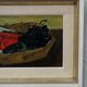 Ove Olson, Swedish painting, 1956, Oil on Panel