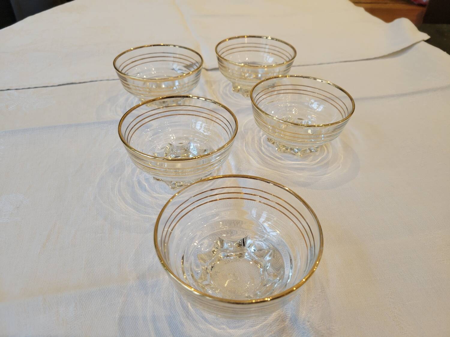6 coupes à champagne 1930