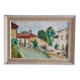Tableau vintage huile sur toile signée