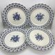Set of 4 luneville dessert plates