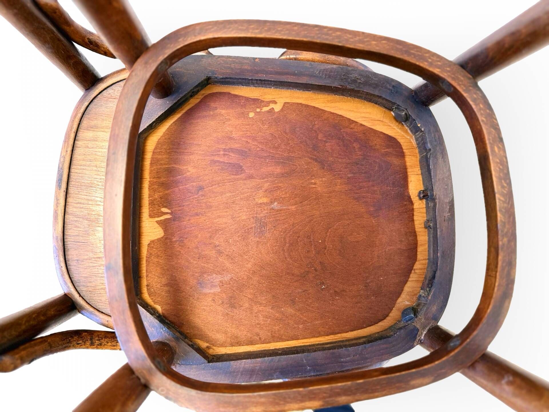 Set of six Authentic antique bentwood chairs, Antonio Volpe
