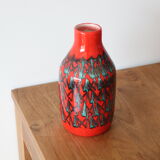 Ceramic vase middle XXth Scandinavian design signed Dansac