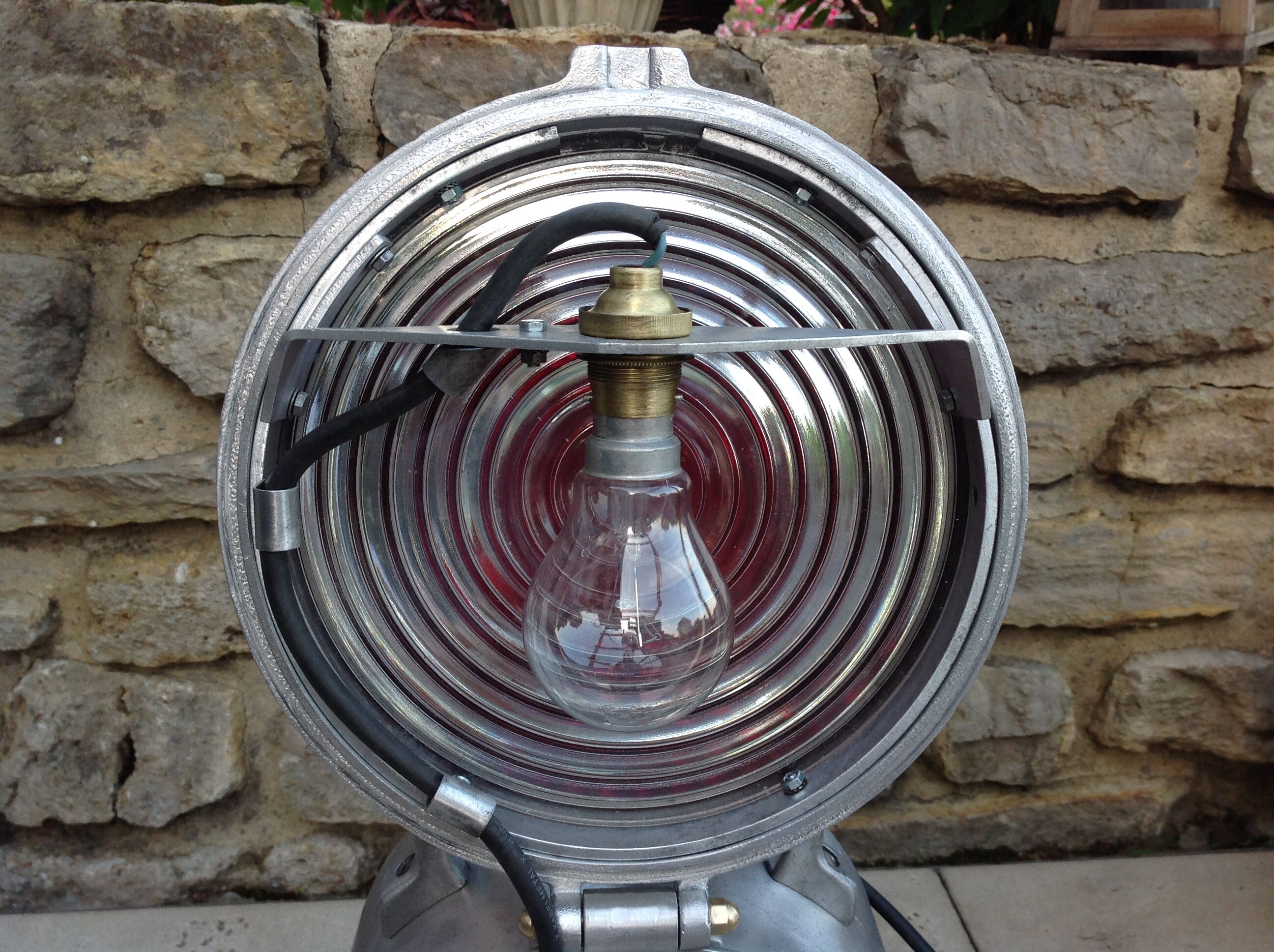 Former SNCF lantern - vintage 70s