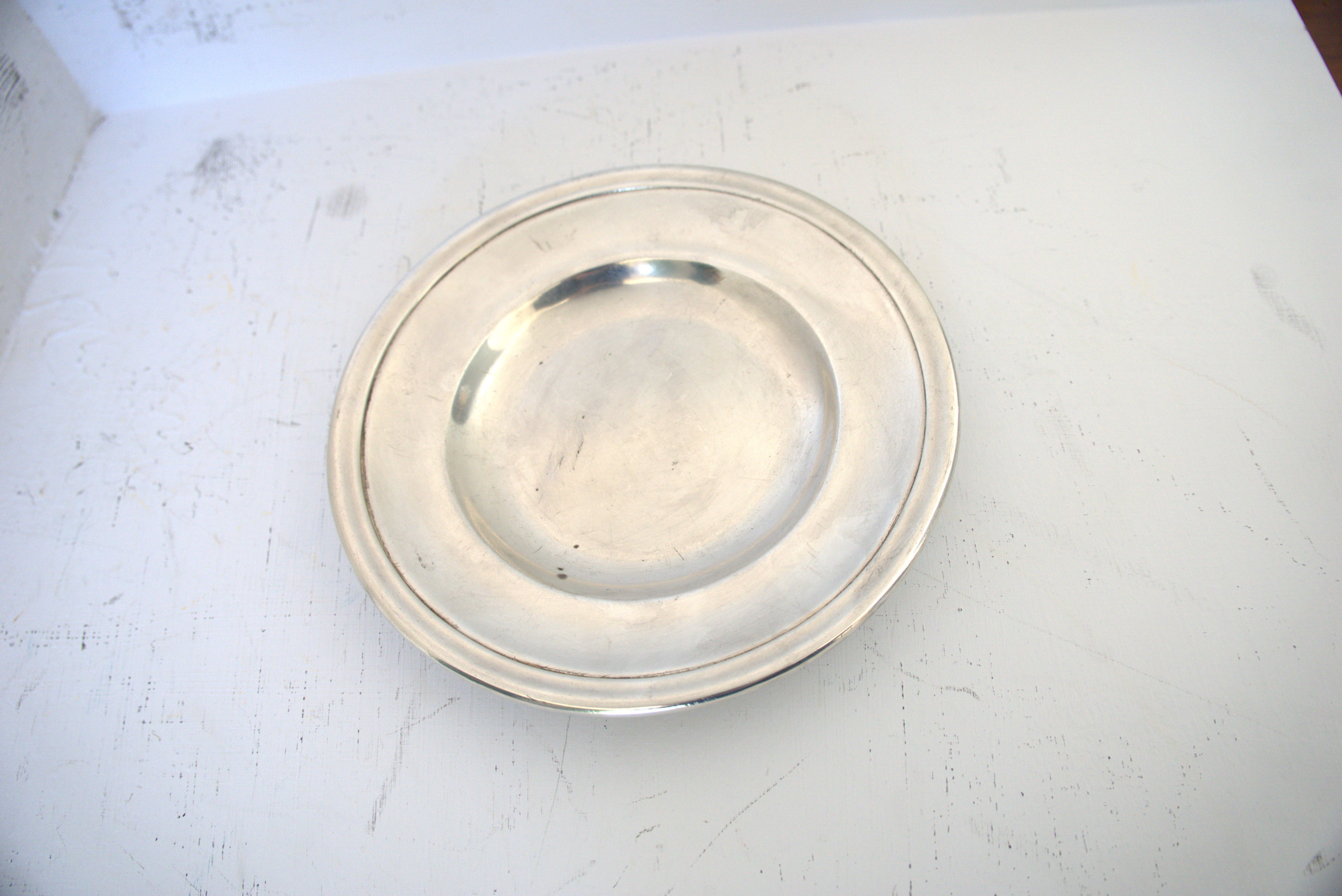 Set of silver-plated serving dishes