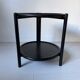 Bar cart from the 60s-70s in its factory black version, attributed to Jens Quistgaard.