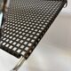 Vintage Wall rack Pilastro by Tjerk Reijenga black perforated 1960