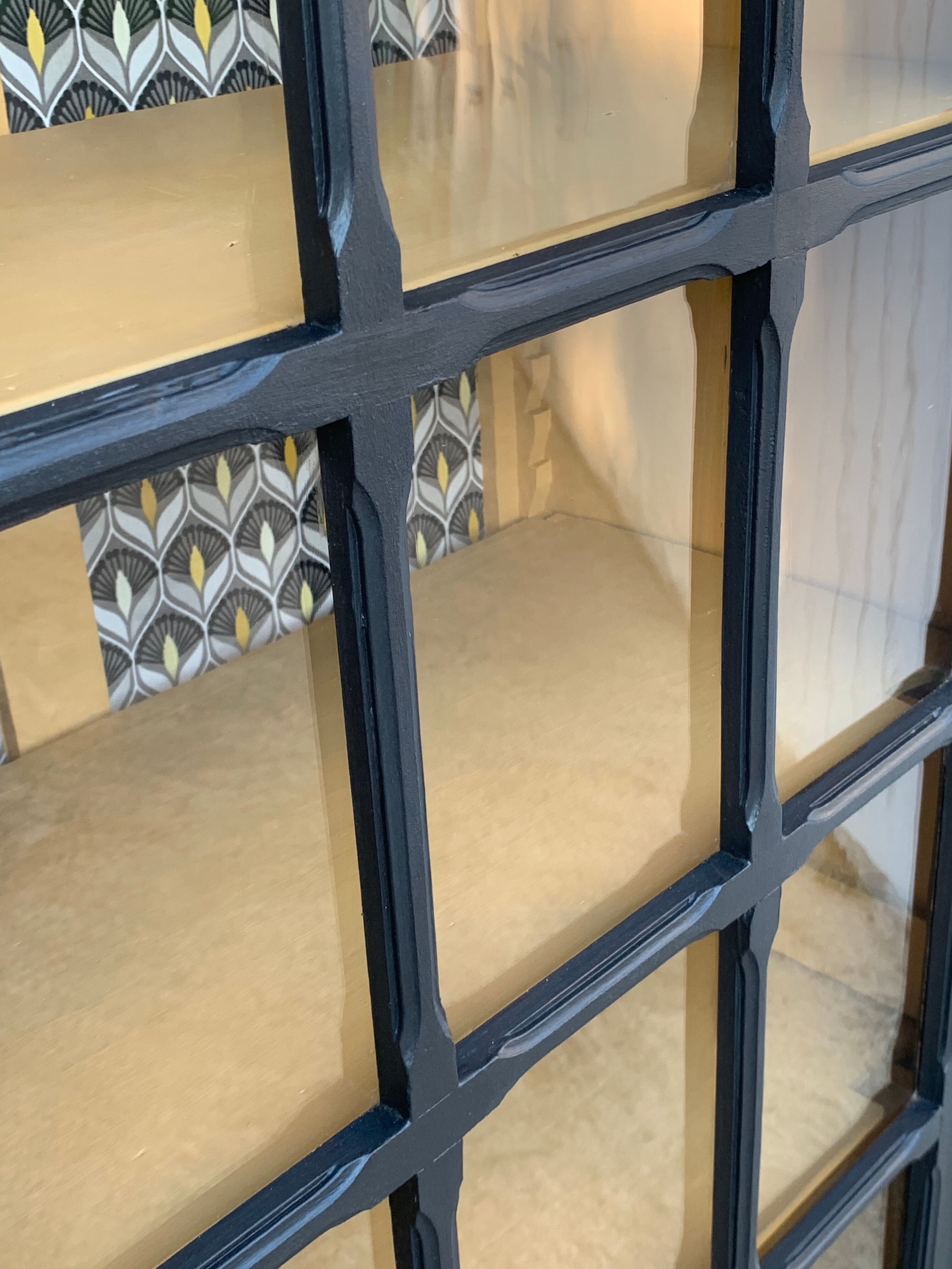 Parisian wardrobe black glass