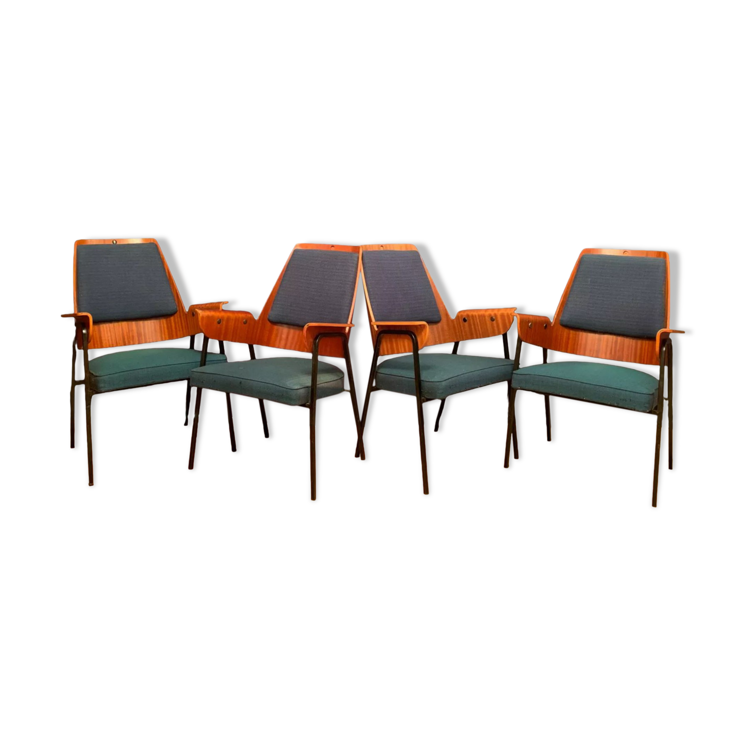 Set of four chairs, 1960s